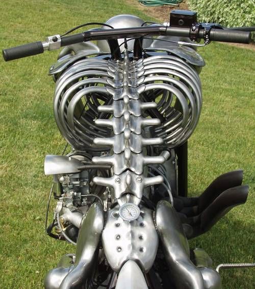 Moto chopper esqueleto moto chopper esqueleto