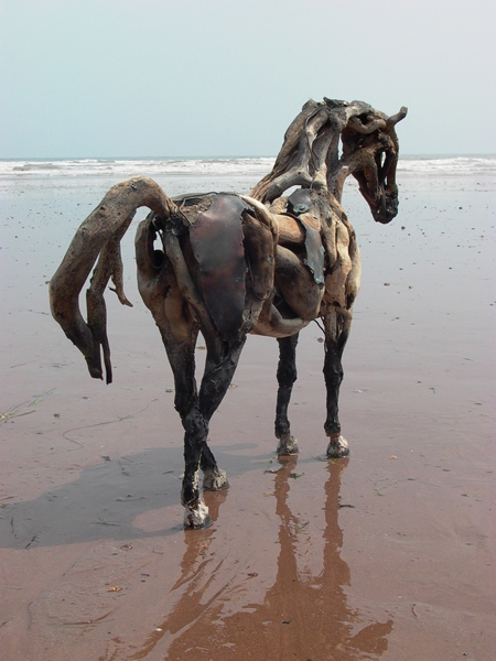 Cavalos de raízes de Heather Jansch wk 120310draft10 | Arte | Arte, cavalos, escultura, raízes
