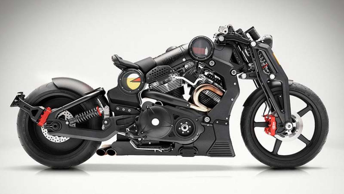 Descubra uma série de motos alucinantes Confederate P 51 Combat Fighter | Arte | concept, desenho, design, incrível, moto