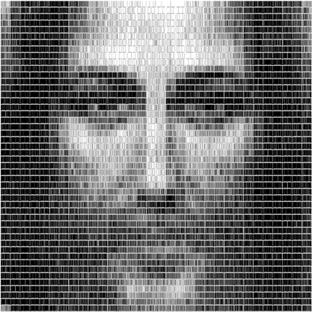 Retratos feitos com códigos de barras ba0c3f7a404ba460f15a605651bc5a1a pics of jesus pictures of jesus | Arte | Arte, bizarro, curioso, incrível