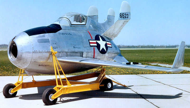 O menor avião a jato do mundo 800px McDonnell XF 85 Goblin USAF Cropped | Curiosidades | avião, curioso, guerra, incrível, jato, militar, miniatura, Record, recordes