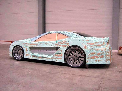 Car mod ou tunning? Sei lá. Esta é a arte de um homem só pufoamcars09 | Arte | carro, carros, design, escultura, incrível