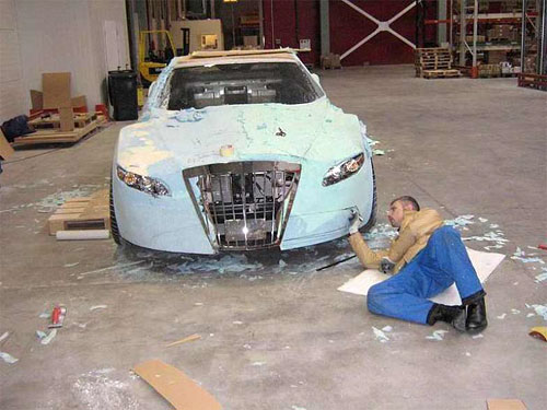 Car mod ou tunning? Sei lá. Esta é a arte de um homem só pufoamcars12 | Arte | carro, carros, design, escultura, incrível