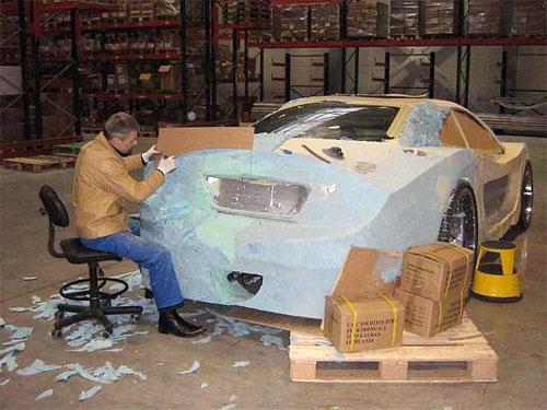 Car mod ou tunning? Sei lá. Esta é a arte de um homem só pufoamcars13 | Arte | carro, carros, design, escultura, incrível