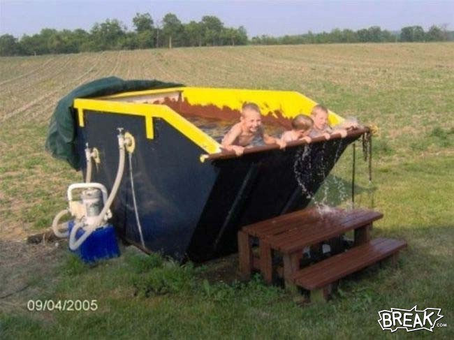 Banheiras, Jacuzzi, piscinas e spas 41feb13 redneck pool | Curiosidades | água, curioso, design, Textos