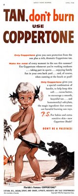 A criança ficando sem calcinha e os dois padres se deliciando Coppertone Slogan | Curiosidades | curioso, marcas, Textos