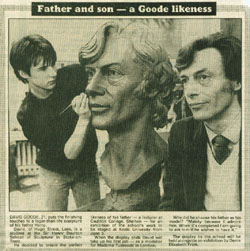 Escultor fera: David Goode newspaper1 | Arte | Arte, curioso, escultura
