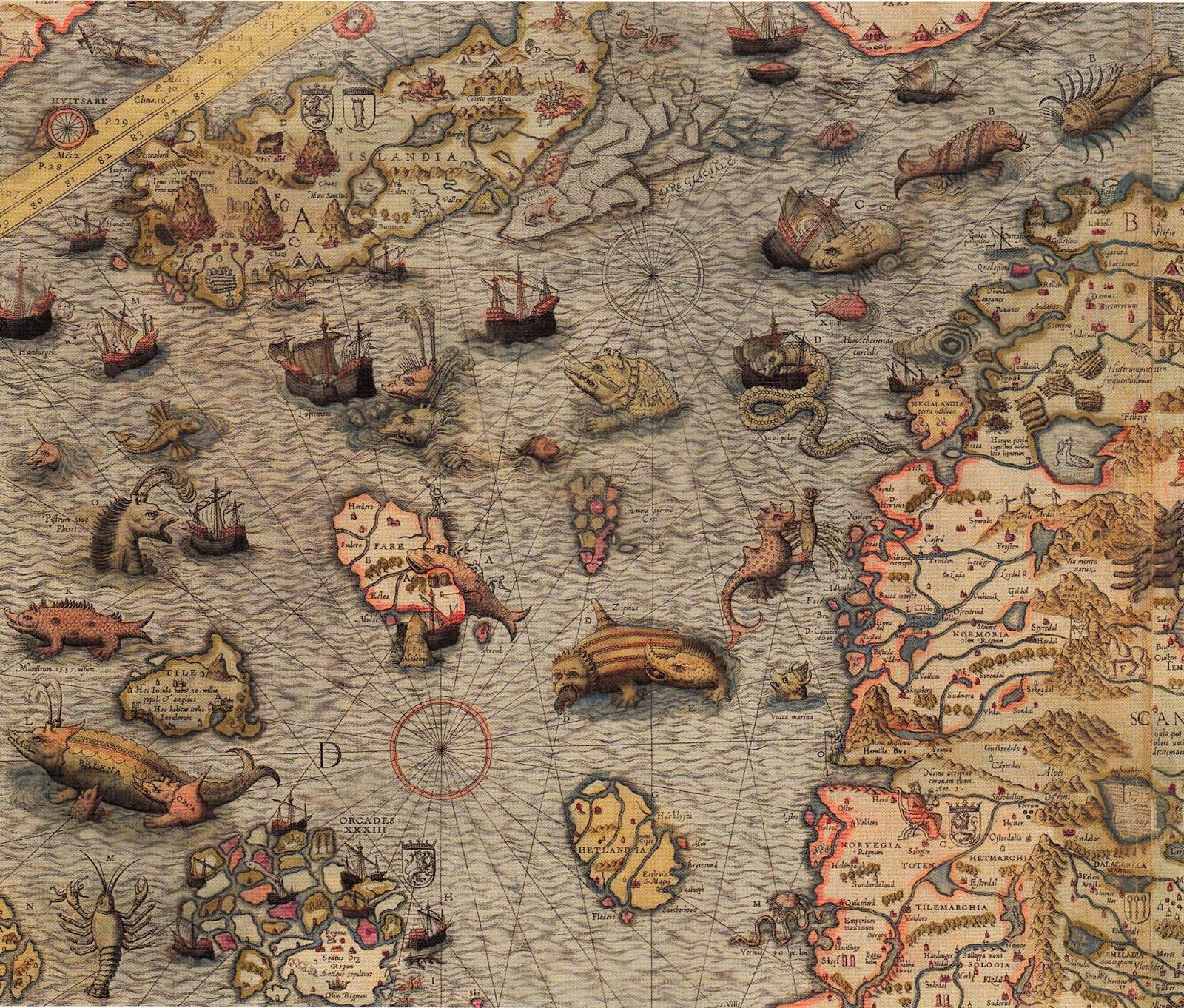 Criptozoologia cartográfica? bc2fabc7773634287903802b446b7801 | Animais | animais, bizarro, criaturas, incrível, mistério, monstros