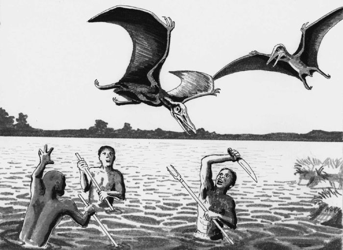 Criptozoologia cartográfica? kongamato | Animais | animais, bizarro, criaturas, incrível, mistério, monstros