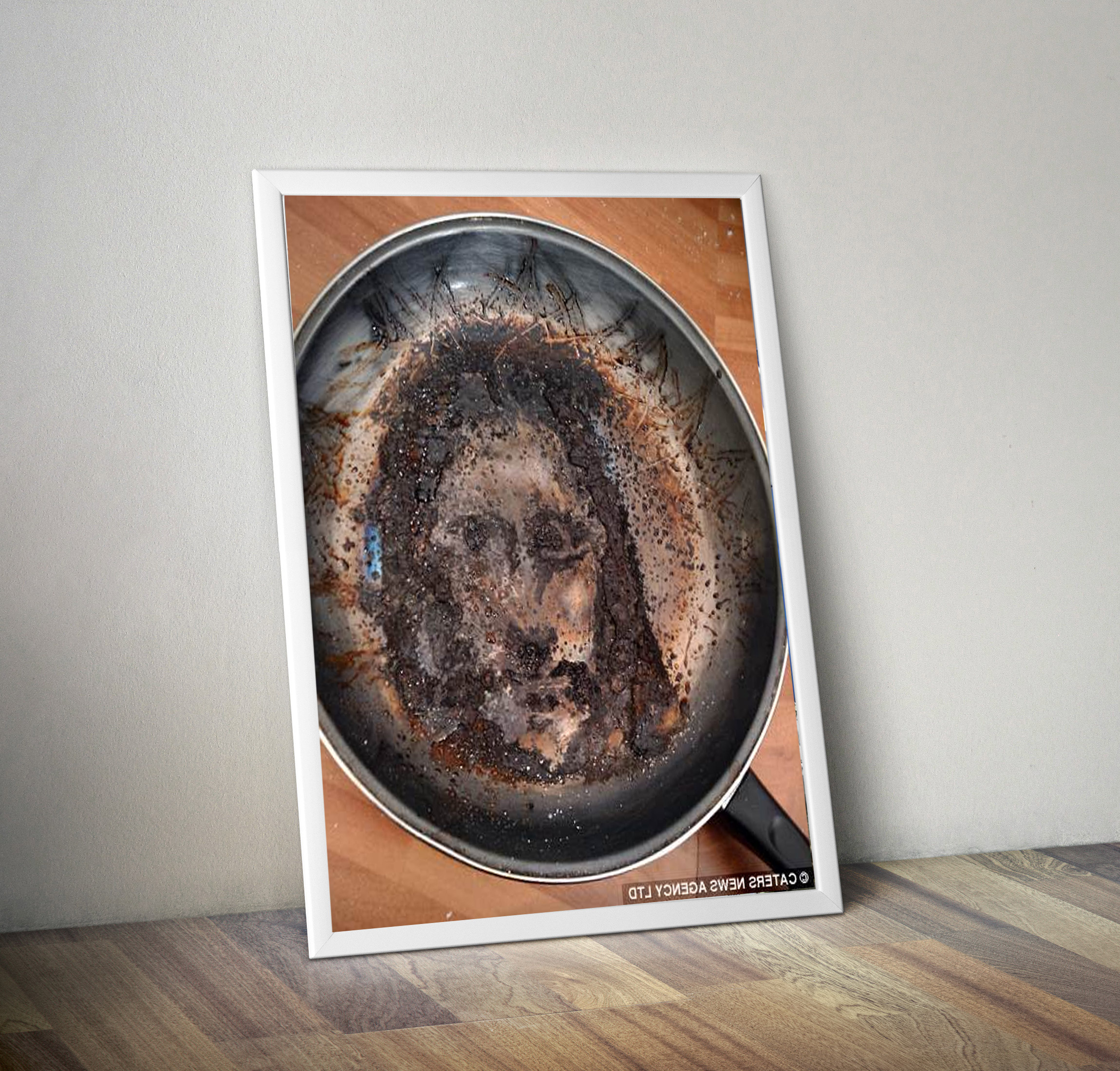 Achou Jesus dentro da panela jesuspan | Bizarro | bizarro, curioso, ilusão de ótica, incrível, pareidolia, religião