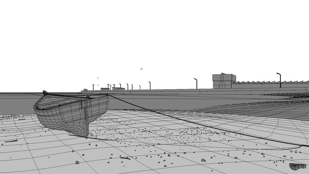 Foto da praia que não é foto wiree | Arte | 3d, Arte, barco, bizarro, cinrível, curioso, modelagem