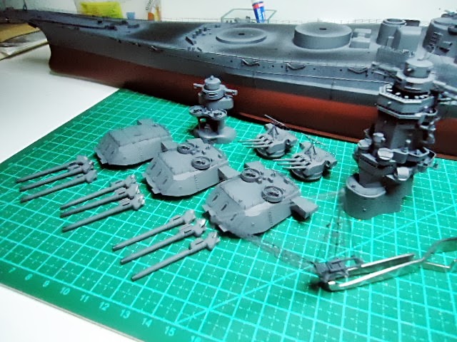 Plastimodelismo: Construindo o Yamato 16 demaispartesemcinza 1 | Arte | Arte, incrível, modelismo