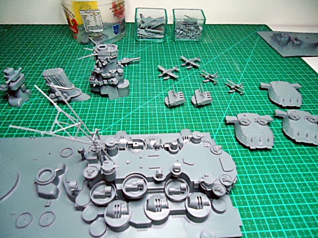 Plastimodelismo: Construindo o Yamato 2 montagememblocos 2 | Arte | Arte, incrível, modelismo
