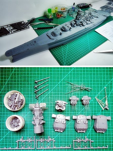 Plastimodelismo: Construindo o Yamato 9 prontoparaabase | Arte | Arte, incrível, modelismo