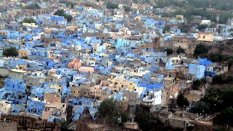 A cidade azul da Índia 800px Jodhpur City View From Mehrangarh Fort | Incrível | incrível, índia, lugares