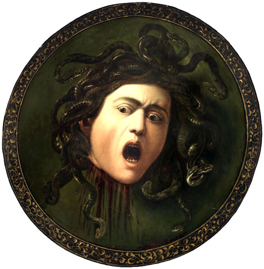 Um Caravaggio no sótão Caravaggio Medusa Murtola | Arte | Arte, caravaggio, incrível, pintura