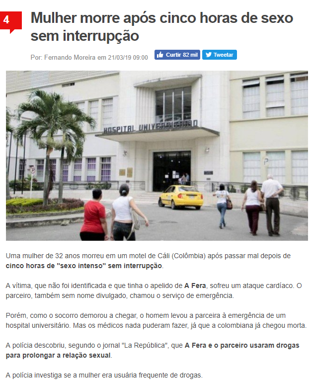 Morreu na hora de "molhar o biscoito": Estranhos casos de mortes relacionadas ao S-E-X-)0 Mulher morre após cinco horas de sexo sem interrupção | Curiosidades | bizarro, curiosidades, incrível, mortes, sexo