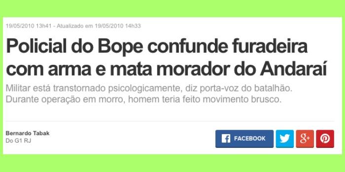 Confundido com bandido pela PM: Quase dancei sem música, comi capim pela raiz, abotoei o paletó de madeira... De novo! policia confunde 1 | Aventuras | aventura, bandidos, crime, morte, rio, violência