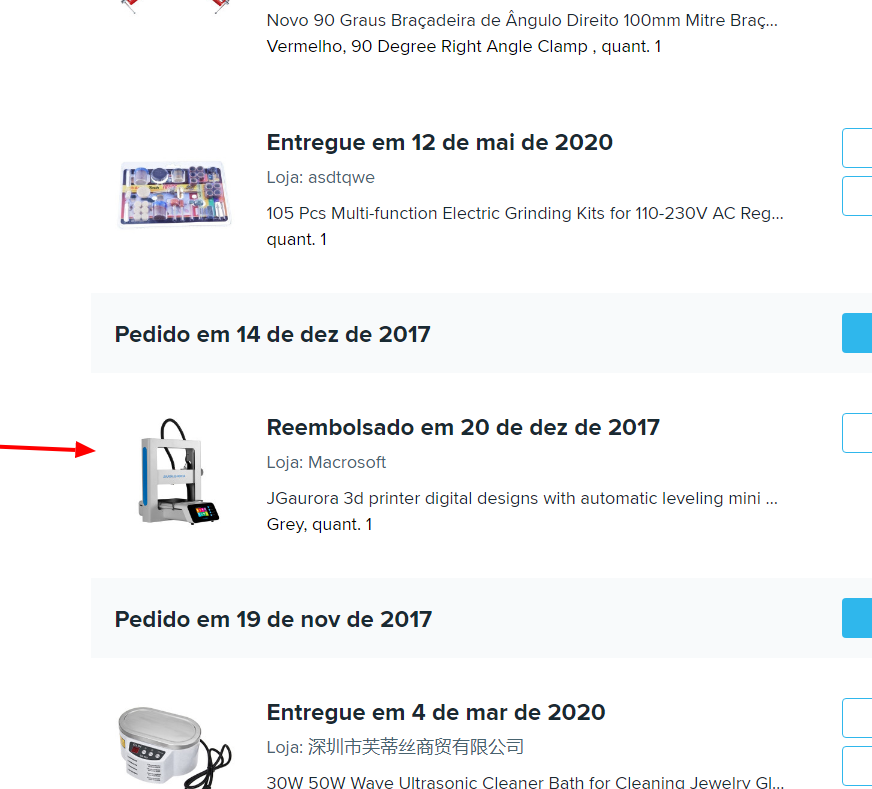 Tutorial: Como conseguir sementes gratuitas de flores Historico de Pedidos Wish 1 | Dicas | china, compra, dicas, economizar, flores, plantar, wish