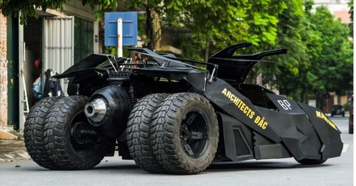 Nerd de 23 anos constrói sozinho um Batmóvel funcional real Batmobile3 | Incrível |