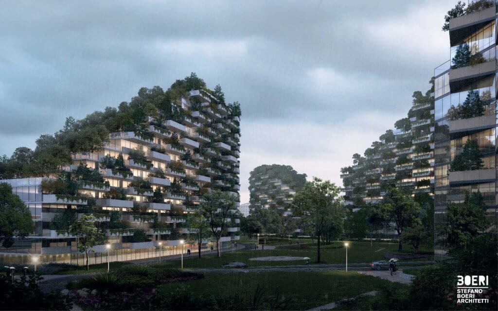Projeto de floresta vertical urbana na China dá ruim cidade floresta china 1024x640 1 | Incrível | bizarro, china, descontrole, floresta, poluição, predio, urbano