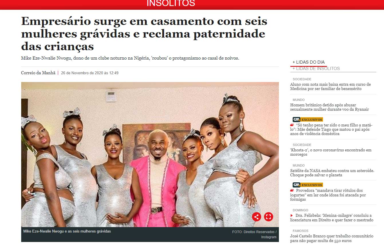 Sujeito ganha fama ao engravidar as suas SEIS NAMORADAS ao mesmo tempo. pedagor | Bizarro | bizarro, gravidas, mulheres celebridades, nigéria