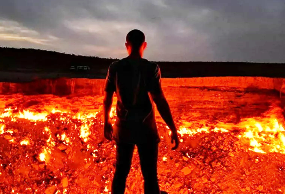 A porta do inferno inferno | Curiosidades | bizarro, curioso, fogo, incrível, russia, russo