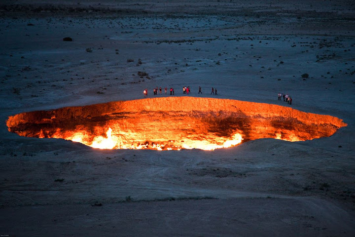 A porta do inferno porta do inferno turquemenistao 002 | Curiosidades | bizarro, curioso, fogo, incrível, russia, russo