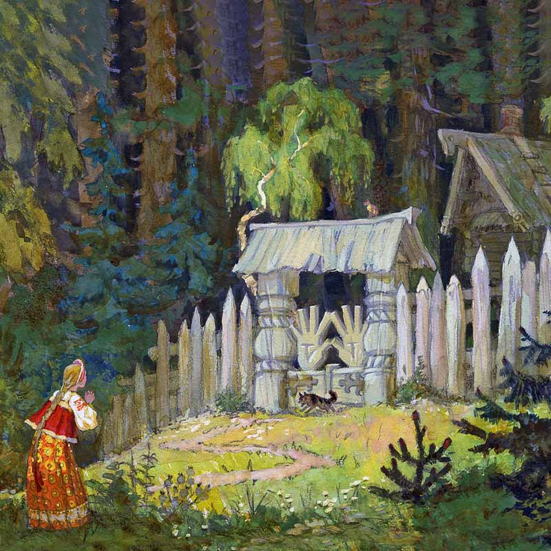 Ilustrações de contos de fadas de Nikolai Mikhailovich Kochergin 001 Nikolaj Kochergin | Arte | Arte, ilustração, incrível, russa