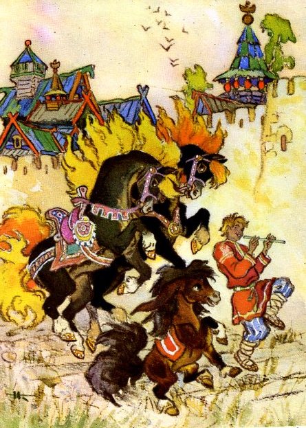 Ilustrações de contos de fadas de Nikolai Mikhailovich Kochergin 24d33347f0b8 | Arte | Arte, ilustração, incrível, russa