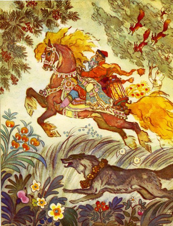 Ilustrações de contos de fadas de Nikolai Mikhailovich Kochergin 2ea02815639e | Arte | Arte, ilustração, incrível, russa