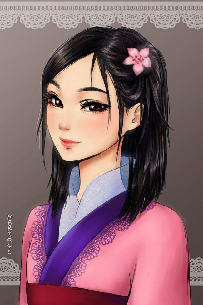 Princesas da Disney em estilo anime 309879 10 800 | Arte | Arte, disney, mangá, princesas