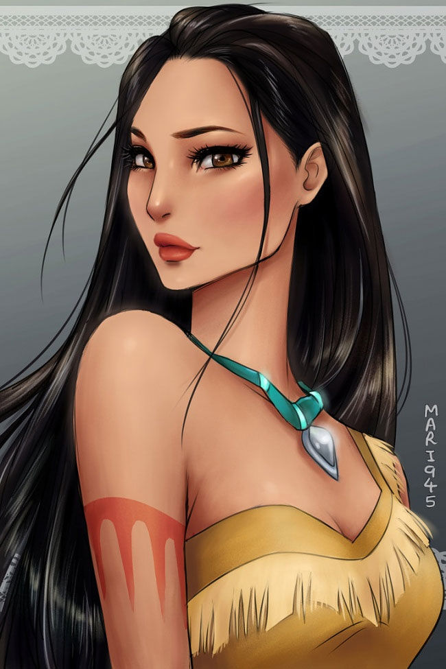 Princesas da Disney em estilo anime 309879 3 800 | Arte | Arte, disney, mangá, princesas