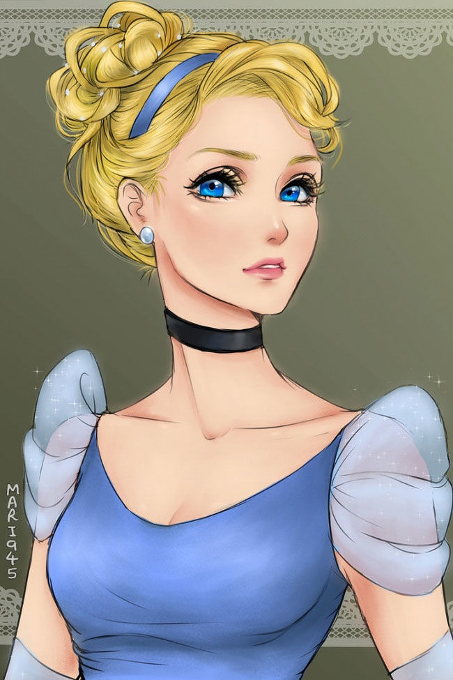 Princesas da Disney em estilo anime 309879 5 800 | Arte | Arte, disney, mangá, princesas