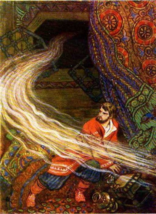 Ilustrações de contos de fadas de Nikolai Mikhailovich Kochergin 32c6f9d8591a | Arte | Arte, ilustração, incrível, russa