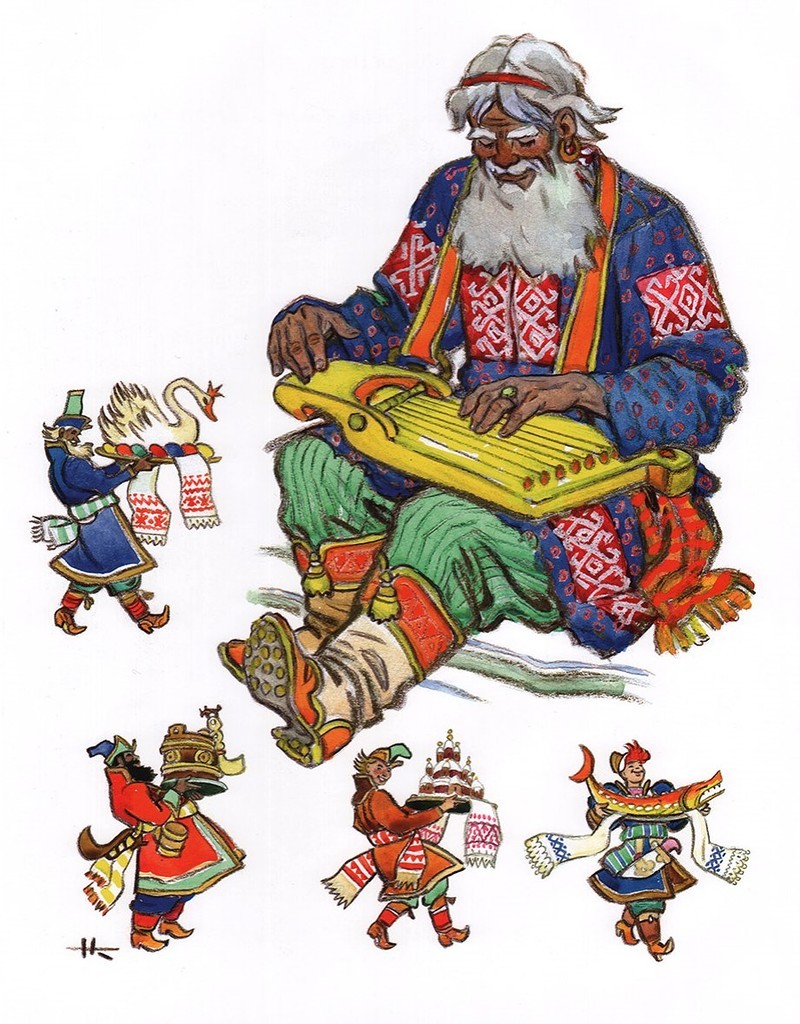 Ilustrações de contos de fadas de Nikolai Mikhailovich Kochergin 3355ee2c075d | Arte | Arte, ilustração, incrível, russa