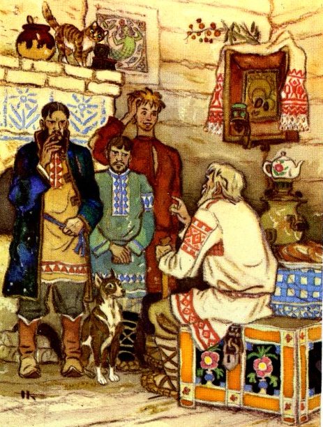Ilustrações de contos de fadas de Nikolai Mikhailovich Kochergin 377a17bd3403 | Arte | Arte, ilustração, incrível, russa