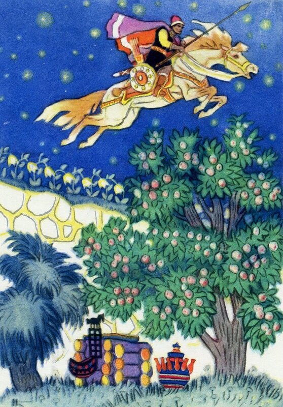 Ilustrações de contos de fadas de Nikolai Mikhailovich Kochergin 52d807936975 | Arte | Arte, ilustração, incrível, russa