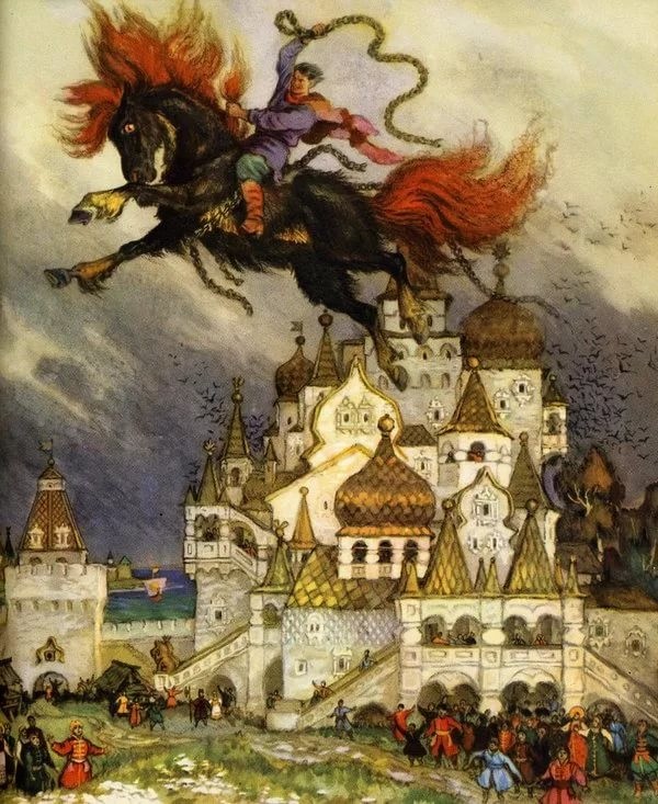 Ilustrações de contos de fadas de Nikolai Mikhailovich Kochergin 534e22561fbf | Arte | Arte, ilustração, incrível, russa