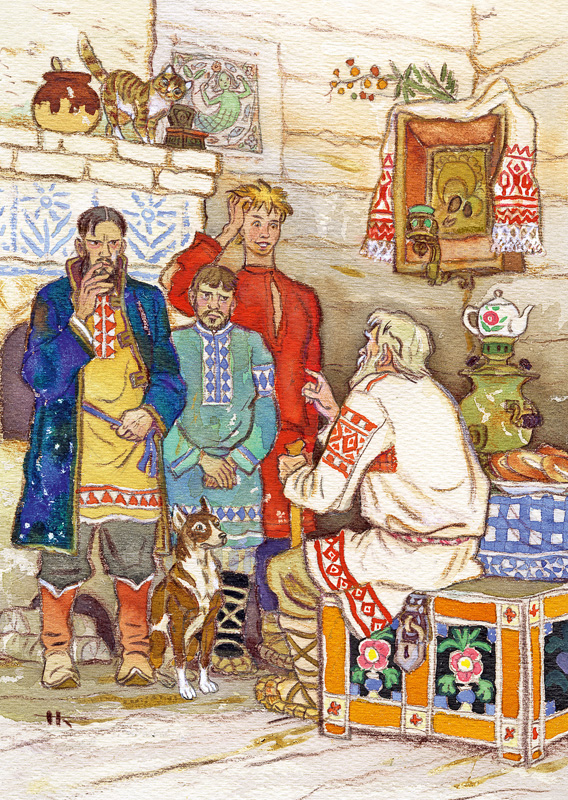 Ilustrações de contos de fadas de Nikolai Mikhailovich Kochergin 5ac01ba85ead | Arte | Arte, ilustração, incrível, russa