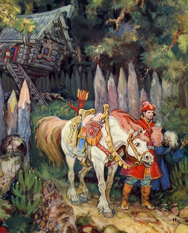 Ilustrações de contos de fadas de Nikolai Mikhailovich Kochergin 60a235048680 | Arte | Arte, ilustração, incrível, russa