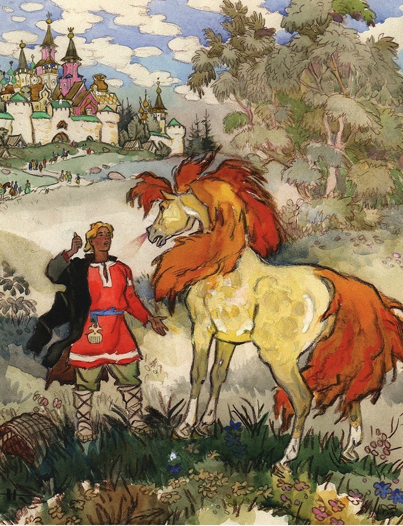 Ilustrações de contos de fadas de Nikolai Mikhailovich Kochergin 7841e79988dd | Arte | Arte, ilustração, incrível, russa
