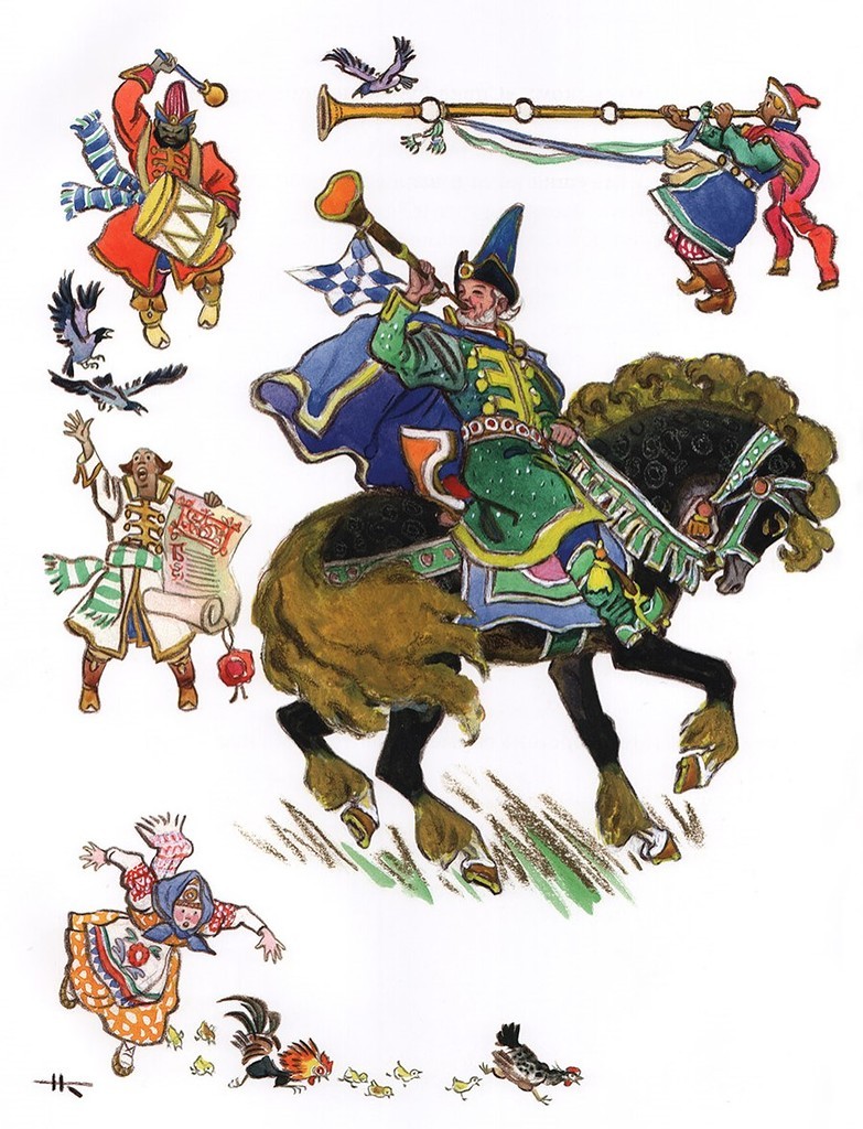 Ilustrações de contos de fadas de Nikolai Mikhailovich Kochergin 7c30d8cf9a9e | Arte | Arte, ilustração, incrível, russa