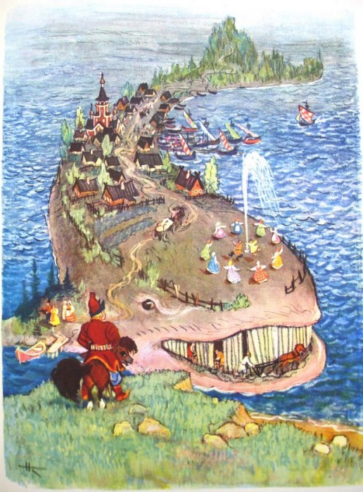 Ilustrações de contos de fadas de Nikolai Mikhailovich Kochergin 8c07a8562e9f | Arte | Arte, ilustração, incrível, russa