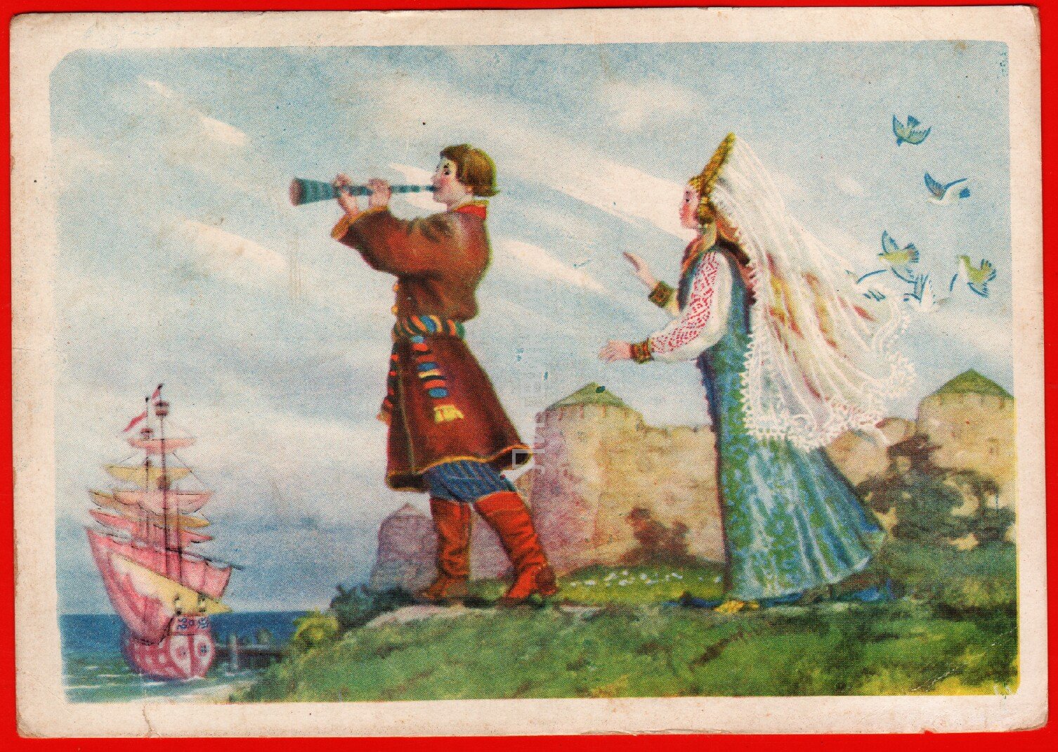 Ilustrações de contos de fadas de Nikolai Mikhailovich Kochergin 94900164b1b0 | Arte | Arte, ilustração, incrível, russa