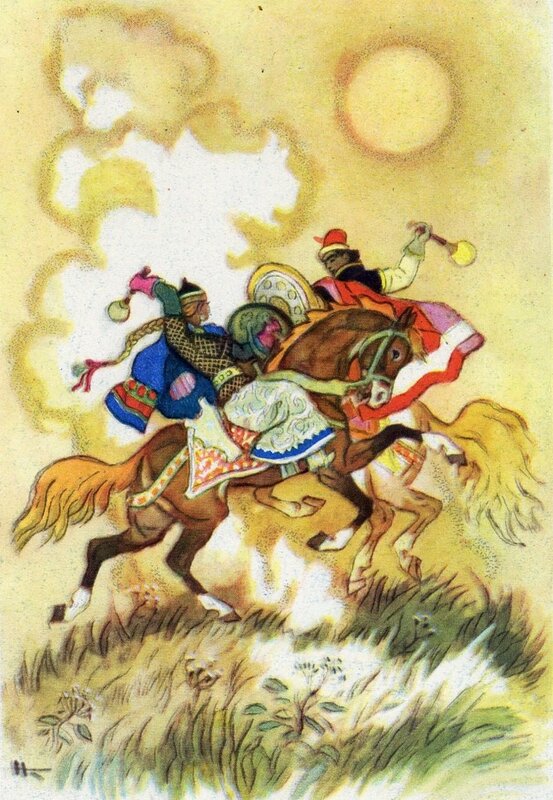 Ilustrações de contos de fadas de Nikolai Mikhailovich Kochergin 9fbdbb976b53 | Arte | Arte, ilustração, incrível, russa
