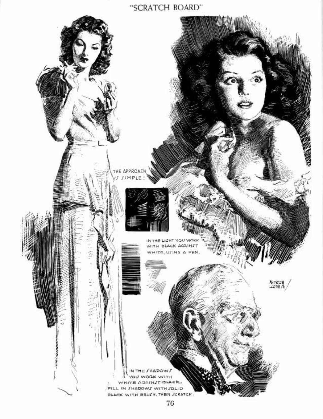 A arte de Andrew Loomis (pega o babador) Drawing taken fron the book Andrew Loomis Drawing Head Hands published 2011 12 | Arte | Arte, ilustração, ilustradores