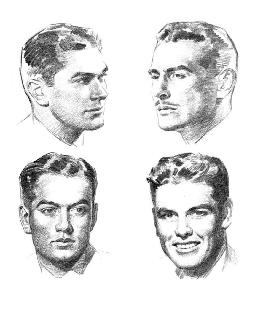 A arte de Andrew Loomis (pega o babador) Drawing taken fron the book Andrew Loomis Drawing Head Hands published 2011 13 | Arte | Arte, ilustração, ilustradores