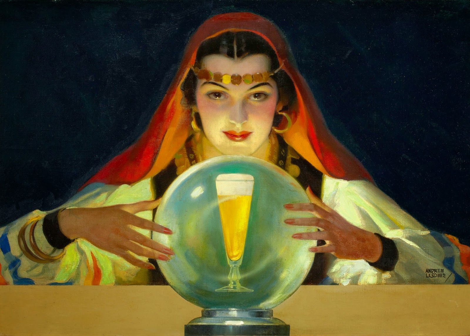 A arte de Andrew Loomis (pega o babador) Drink Budweiser Americas social companion ca. 1930 1939 by Andrew Loomis | Arte | Arte, ilustração, ilustradores