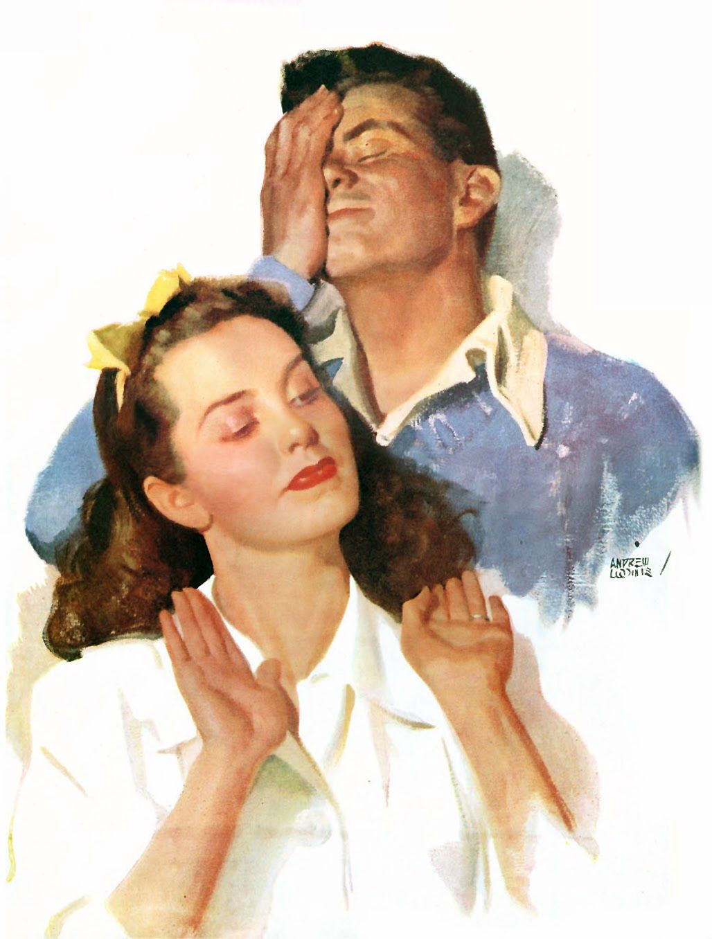 A arte de Andrew Loomis (pega o babador) Illustration Art by Andrew Loomis 6 | Arte | Arte, ilustração, ilustradores